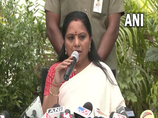 Bharat Rashtra Samithi (BRS) MLC K Kavitha (File Photo/ANI)