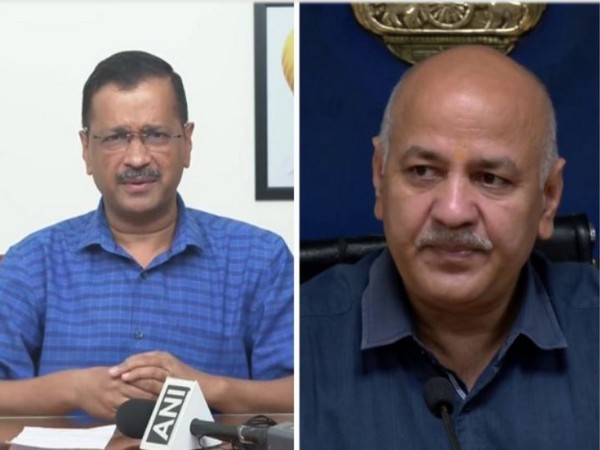 Delhi Chief Minister Arvind Kejriwal and Deputy Chief Minister Manish Sisodia (Photo/ANI)