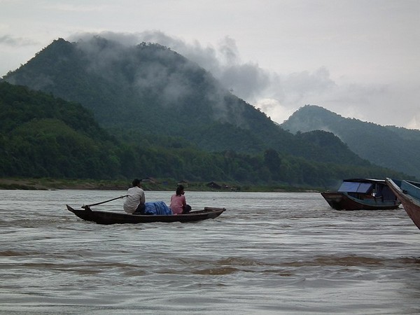 The Mekong River in Laos The Mekong River in Laos