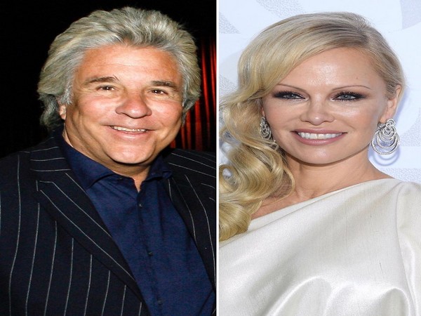 American producer Jon Peters and actor Pamela Anderson