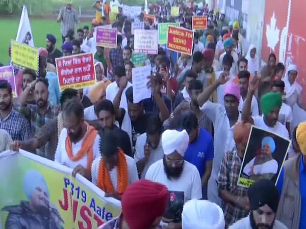 Visuals from Siddhu Moosewala's candle light march in Mansa