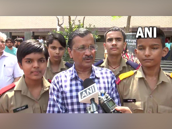 Delhi: CM Kejriwal inaugurates armed forces school in Najafgarh (Photo/ANI)