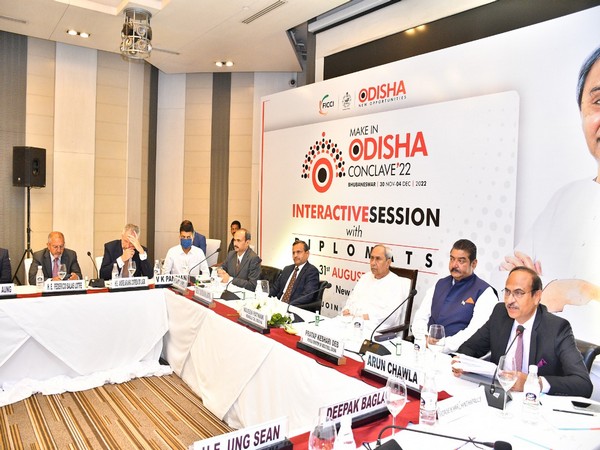 Visuals from Odisha Investors' Meet in New Delhi (Photo/ANI)
