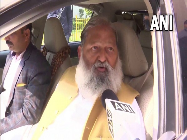 Haryana Home Minister Anil Vij. (Photo/ANI)