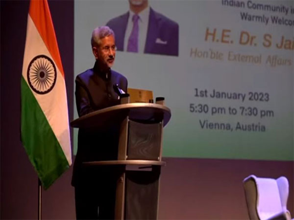 EAM Jaishankar interacting with Indian diaspora in Vienna 