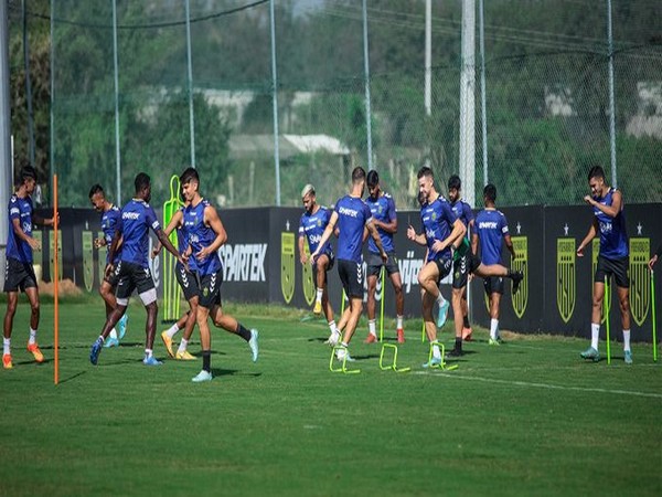 Hyderabad FC during practice (Photo: ISL Media) Hyderabad FC during practice (Photo: ISL Media)