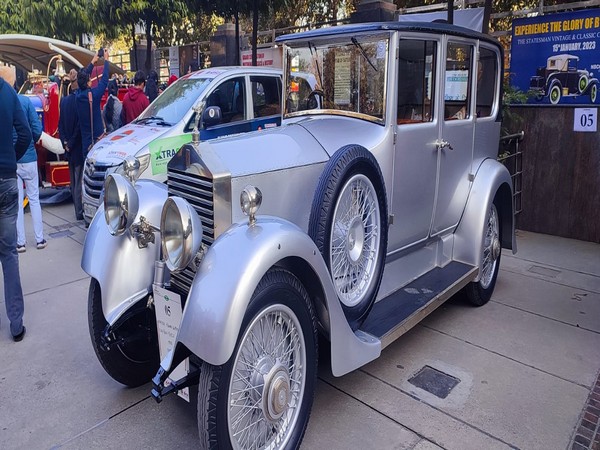 Israeli ambassador to India Naor Gilon in Vintage Car Rally (Photo/ANI)