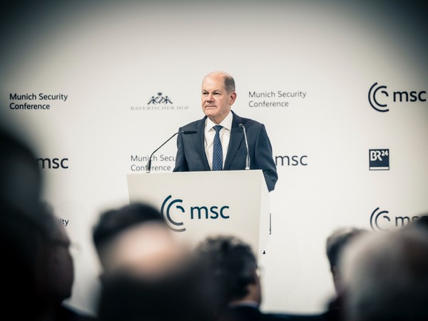 German Chancellor Oalf Scholz at Munich Security Conference (Image Credit: Twitter/@MunSecConf)