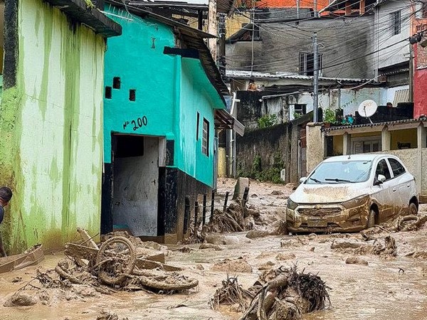 Visuals from Brazil's flood  (Image Credit: Palestine's Ministry of Foreign Affairs' tweet)