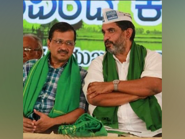 Aam Aadmi Party Chief Arvind Kejriwal (left) and Karnataka AAP state president Prithvi Reddy (Right)/ Picture Courtsey: Twitter