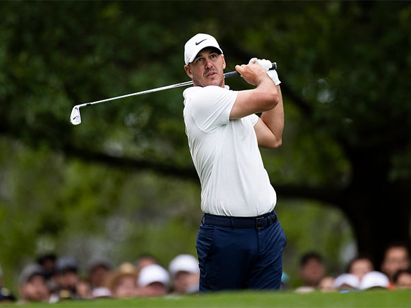 Golfer Brooks Koepka in action during Augusta Masters (Image: Masters)