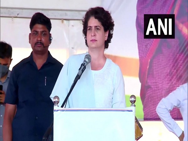 Congress General Secretary Priyanka Gandhi in Mysuru (Photo/ANI)
