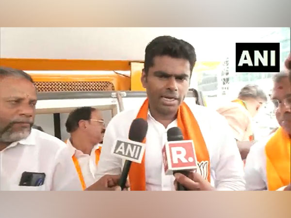 Tamil Nadu BJP state president K Annamalai. (Photo/ANI)