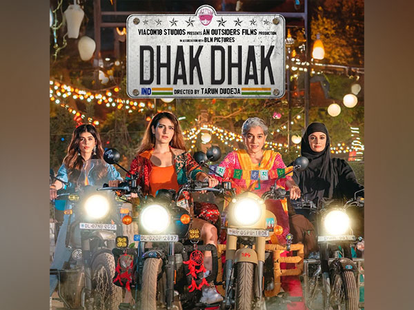 Dhak Dhak poster (Image source: Fatima Sana Shaikh's Instagram)