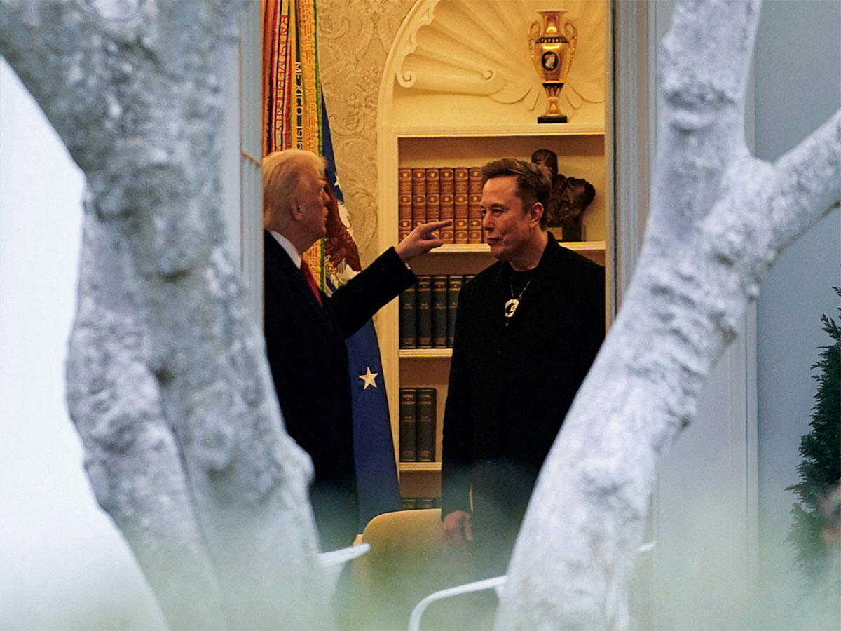 US President Donald Trump with Elon Musk at the White House, in Washington DC, US (Photo/Reuters)