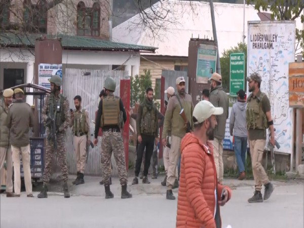 Security present outside District Hospital (Photo/ANI)