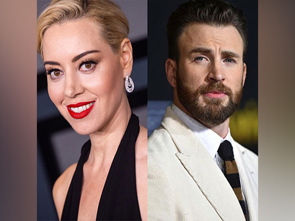 Aubrey Plaza, Chris Evans (Image source/X) 