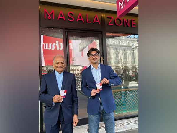 Aryaveer Baljee with Ranjit Mathrani, cofounder of MW Eat Ltd