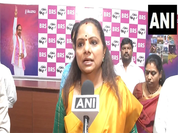 BRS MLC K Kavitha (Photo/ANI)