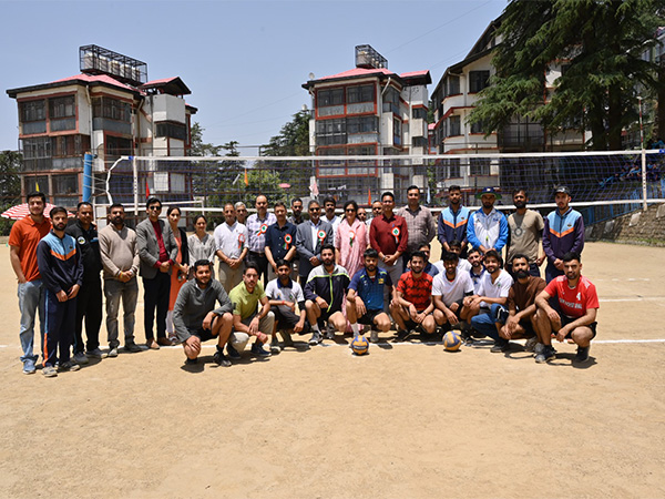 Inter-Faculty Sports Competition at the Himachal Pradesh University (HPU) in Shimla (Photo/ ANI)