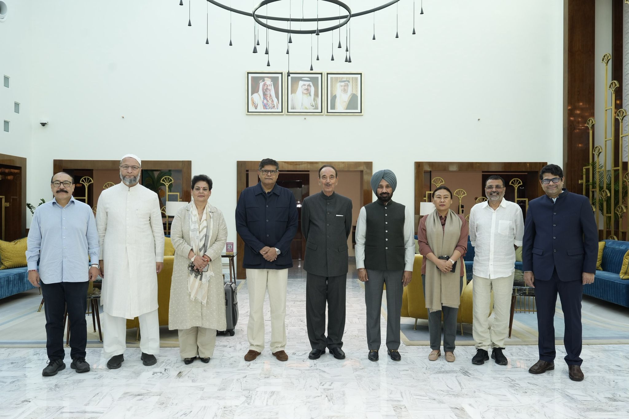 All-party delegation led by BJP MP Baijayant Jay Panda (Image Credit: X/@IndiaInBahrain)