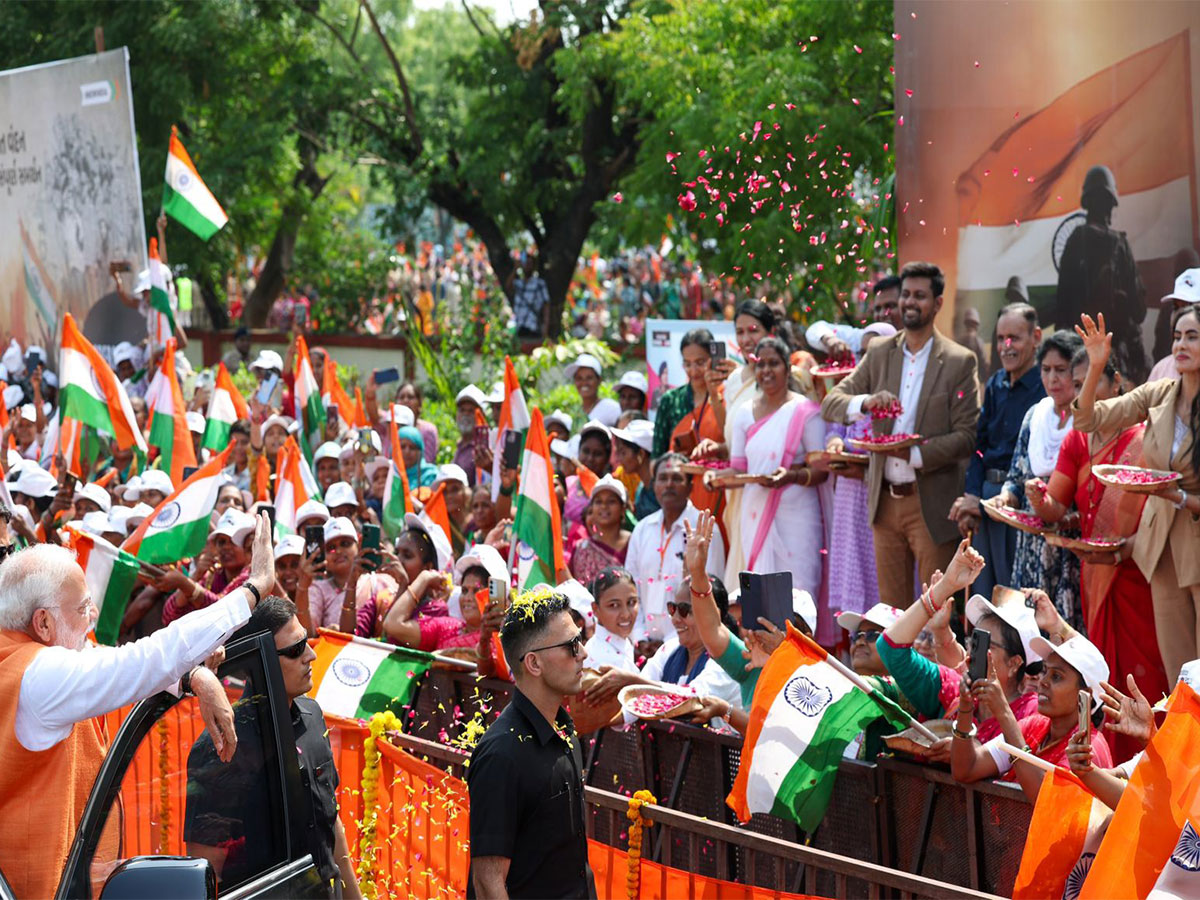 Colonel Sofiya Qureshi's family attends Prime Minister Narendra Modi's Vadodara roadshow