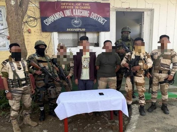 One active cadre of KCP (PWG) arrested by Manipur police & central forces on Friday. (Photo/Press Release)
