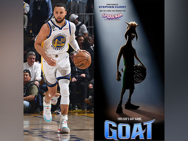 Stephen Curry and GOAT (Photo: Instagram/@sonypictures)