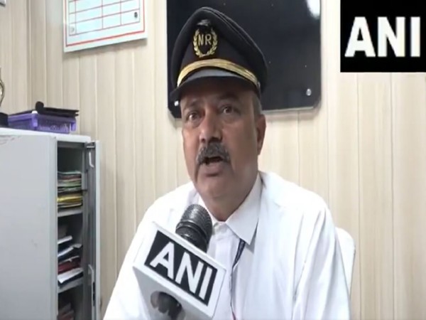 Katra-Srinagar Station Superintendent at Mata Vaishno Devi Katra Railway Station, Jugal Kishor Sharma (Photo/ANI)
