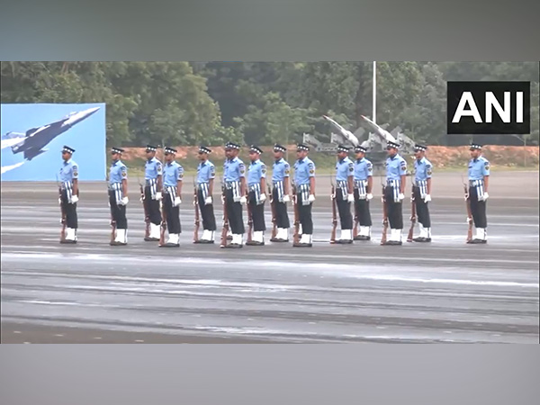 Combined Indian Air Force graduation parade in Hyderabad (Photo: ANI) 