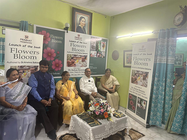 'Flowers Bloom' by Dr Krishna Saksena (Photo/Team 'Flowers Bloom')