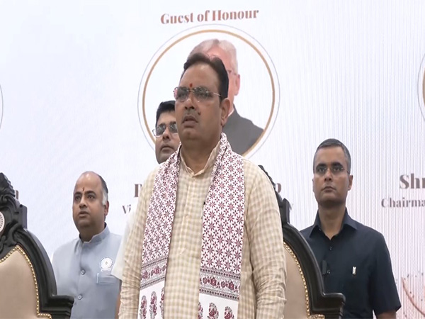Rajasthan Chief Minister Bhajanlal Sharma at IIT Jodhpur (Photo/ANI)