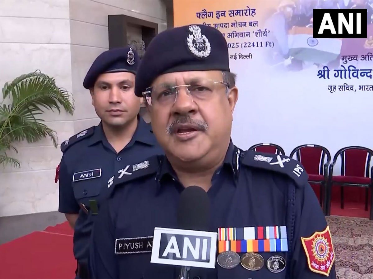 National Disaster Response Force (NDRF) DG Piyush Anand (Photo/ANI)