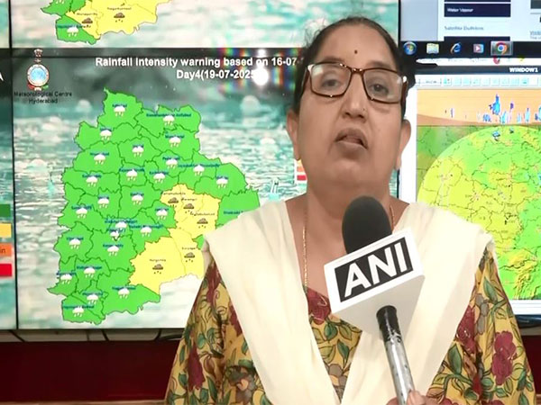 K Nagaratna, Director, Hyderabad Meteorological Centre (Photo/ANI)