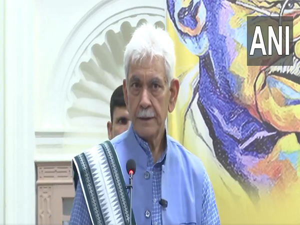 Jammu and Kashmir LG Manoj Sinha. (Photo/ANI)