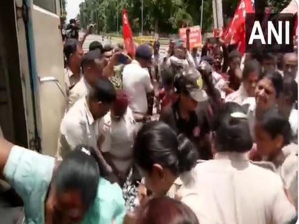 Opposition workers detained during Odisha Bandh over Balasore's student death (Photo/ANI)