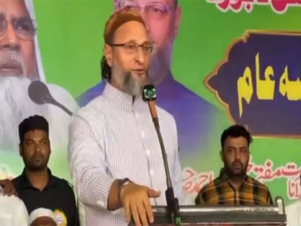 All India Majlis-e-Ittehadul Muslimeen (AIMIM) Chief Asaduddin Owaisi (Photo/ANI)