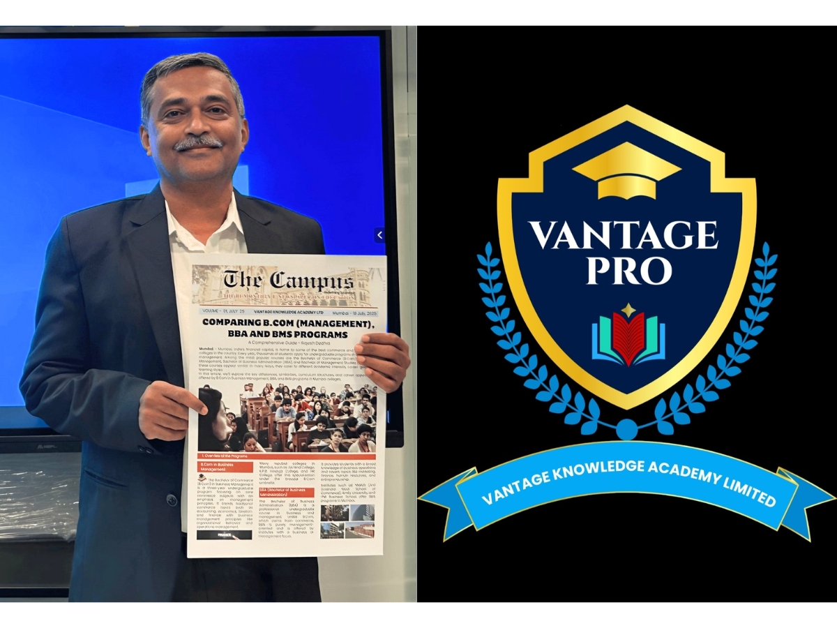 Rajesh Dedhia, Founder - Vantage Knowledge Academy Ltd.