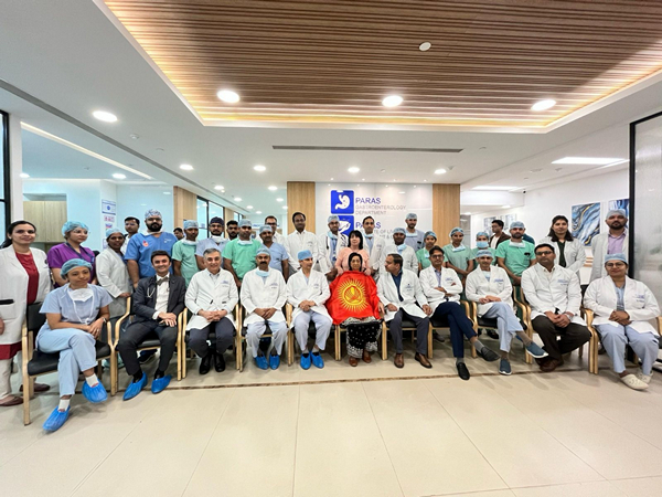 Gurugram hospital performs world's first living donor liver transplant with double heart valve surgery (Photo/ANI)