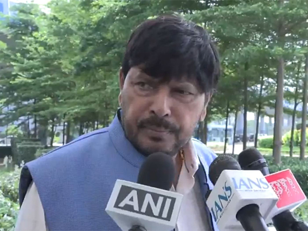 Minister of State for Social Justice and Empowerment Ramdas Athawale (Photo/ANI) 