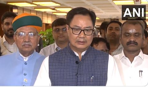 Parliamentary Affairs Minister Kiren Rijiju (Photo/ANI) 