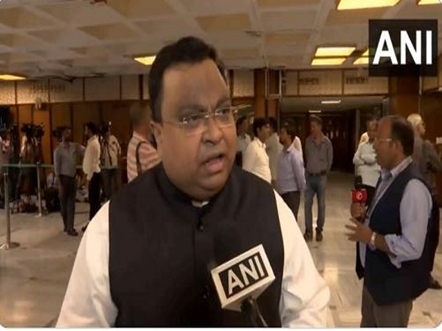 BJD MP Sasmit Patra (Photo/ANI)