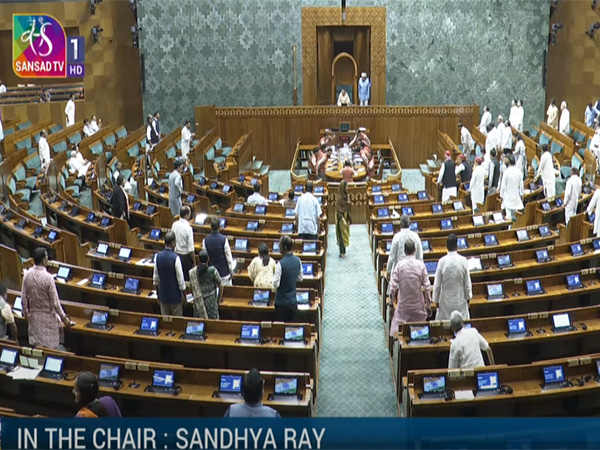 A visual from Lok Sabha (Photo/Sansad TV)