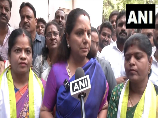BRS MLC K Kavitha (Photo: ANI)