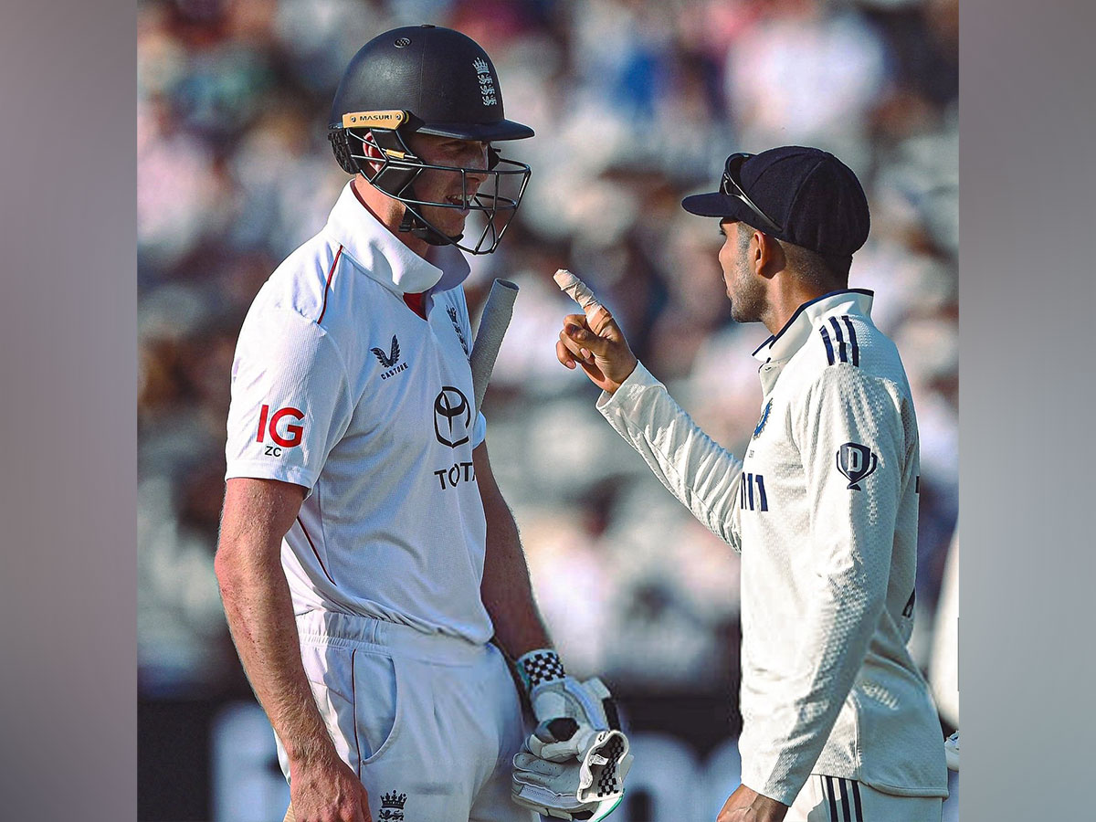 Gill's confrontation with Crawley added a spark to the Test match. (Photo: X)