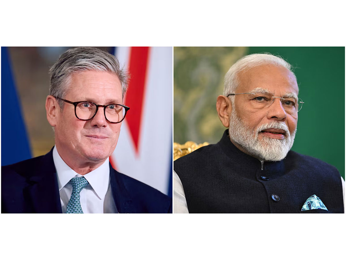 UK PM Keir Starmer and PM Narendra Modi (Photo/ Reuters)