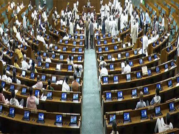 Visual from Lok Sabha (Photo/Sansad TV)