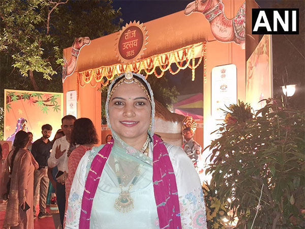 Indian traditional handicraft fashion designer and social worker Ruma Devi (Photo/ ANI)
