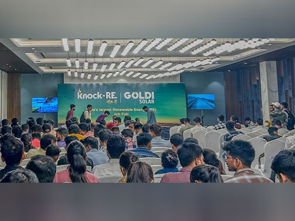 A packed hall at 'Knock-RE 2025', India's largest Renewable Energy (RE) Job Fair