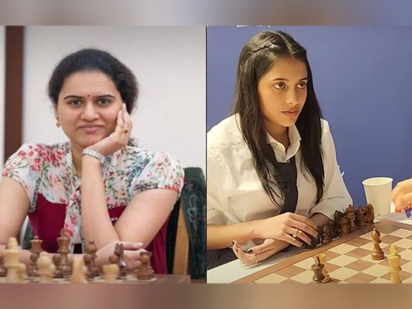 Koneru Humpy and Divya Deshmukh (Photo: ANI)